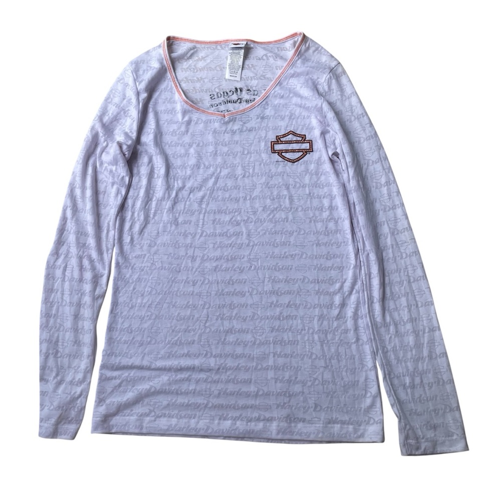 Harley Davidson Semi Sheer Long Sleeve Shirt – Women’s Medium – Las Vegas